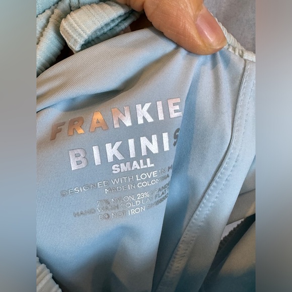 ✨2XHP✨Frankie’s Bikinis Lorelai Underwire Tie Back One-Piece Swimsuit- Sz Small - Picture 5 of 8